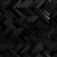 ai généré foncé noir géométrique la grille Contexte moderne foncé abstrait texture sans couture modèle photo