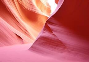 ai généré le vague grès formations la nature paysage canyon dans déserts photo