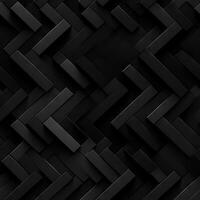 ai généré foncé noir géométrique la grille Contexte moderne foncé abstrait texture sans couture modèle photo