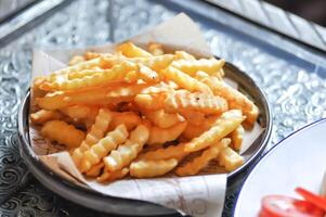 français frites ou frit Patate , frites photo