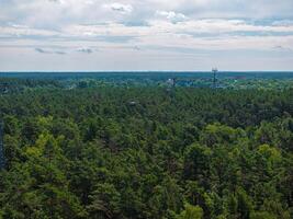 aérien vue de druskininkai spa recours photo