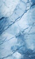 ai généré bleu Contexte avec marbre texture photo