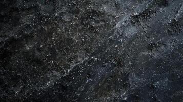 ai généré noir ou foncé gris rugueux granuleux pierre ou le sable texture Contexte photo