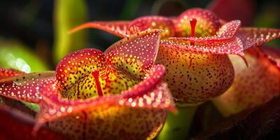 ai généré le riches la biodiversité de notre planète avec frappant images de flore. les écosystèmes souligner le importance de conservation le délicat équilibre de la vie sur Terre photo