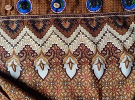 le motifs sur traditionnel batique, en présentant visuel et philosophique photo