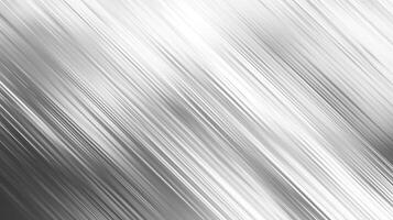 ai généré abstrait blanc et argent sont lumière modèle gris avec le pente est le avec sol mur métal texture doux technologie diagonale Contexte noir foncé nettoyer moderne photo