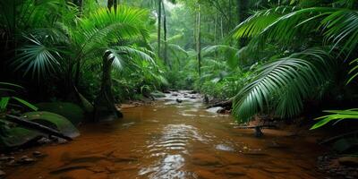 ai généré le Stupéfiant beauté de notre Terre, de luxuriant forêts tropicales. explorer images cette vitrine le la diversité de paysages, soulignant le avoir besoin à conserver et chérir ces Naturel merveilles photo