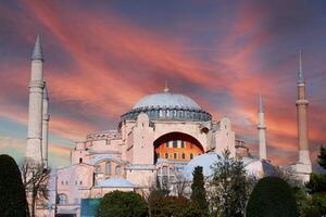 une vue de le hagia Sophia dans Istanbul photo