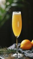 ai généré magnifique mimosa boisson photo