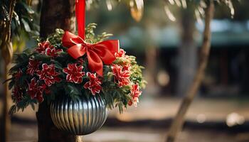 ai généré magnifique bouquet de fleurs apporte joie à fête généré par ai photo