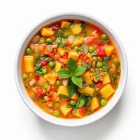 ai généré des légumes soupe fermer photo