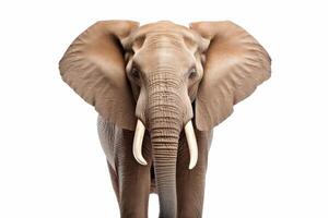 ai généré africain l'éléphant clipart photo