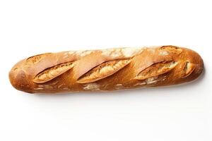 ai généré français pain proche en haut photo