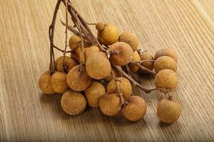 mûr sucré tropical longan fruit photo