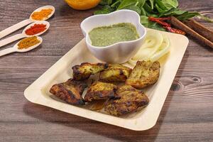 Indien cuisine - poisson tikka tandoori photo