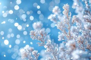 ai généré pétale fleurs confettis chute de une brillant bleu ciel sur un l'automne ou printemps professionnel la photographie photo