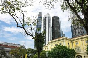 Singapour, 2014, centre ville central financier district, Singapour, Asie photo