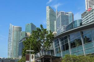 Singapour, 2014, centre ville central financier district, Singapour, Asie photo