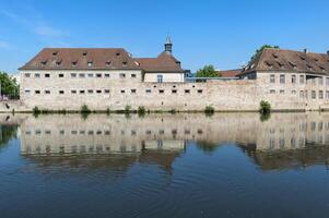 nationale école de administration ou ena dans le ancien commanderie Saint jean le long de le mauvais canal, Strasbourg, Alsace, bas rhin département, France photo