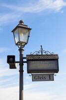 Wernigerode, Allemagne, 2015 - wernigerode chemin de fer gare, et signe harz, Saxe et bien, Allemagne photo