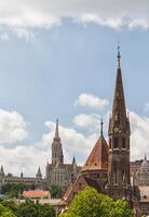 vue sur les monuments de budapest photo