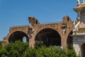 ruines romaines à rome, forum photo