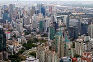 Bangkok - septembre 15 Bangkok ville vue septembre 15, 2011 dans Bangkok. ville vue de le gratte-ciel photo