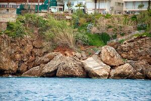 ancienne vue sur la mer d'Antalya photo