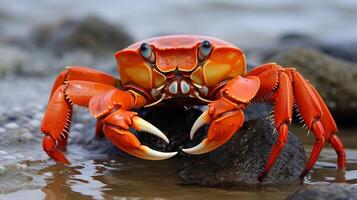 ai généré serein des eaux embrassement cancer s nourrir essence avec doux vagues et protecteur abri photo