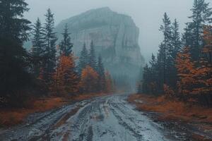 ai généré magnifique la nature Montagne paysage professionnel la photographie photo