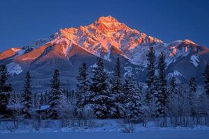 ai généré magnifique la nature Montagne paysage professionnel la photographie photo