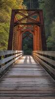 ai généré pont négliger, Contexte image, génératif ai photo