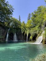 cascade dans le parc national de plitvice photo