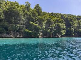 le bleu des eaux de le île photo