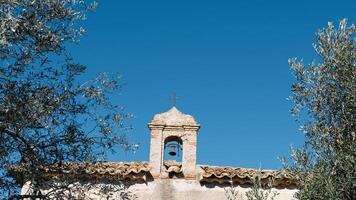 religieux église Extérieur dans le campagne de sicile photo