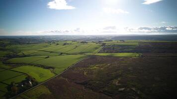 aérien vue de le campagne dans Angleterre pendant le été photo