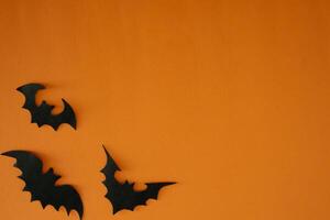 Halloween Contexte avec chauve souris décoration photo