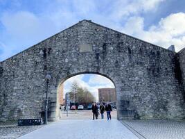 Liverpool dans le Royaume-Uni sur 11 février 2024. une vue de le Albert Dock photo