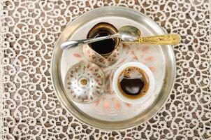 traditionnel turc café. café est une symbole de culture. photo