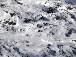 Montagne hiver dolomites neige panorama val badia vallée photo