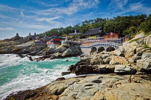 haedong yongungsa temple. Busan, Sud Corée photo