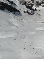 haute alpin ski zone dans le français Alpes photo