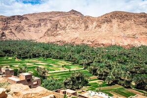 ville et oasis de Tinerhir, Maroc photo