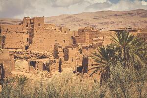 Tinerhir village près Georges Todra à Maroc photo