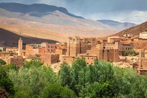 ville et oasis de Tinerhir, Maroc photo