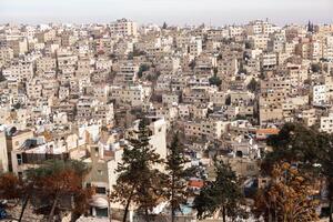 aérien vue de amman ville le Capitale de Jordan. ville scape de Amman. photo