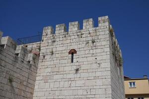 Château des murs de bourse dans turkiye photo