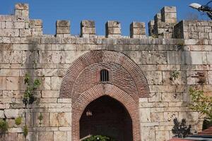 Château des murs de bourse dans turkiye photo