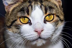 explorant le séduire de une magnifique Écossais plier chat, où moustachu élégance et espiègle charme unir dans une fascinant portrait de câlin délice photo