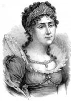 Joséphine, ancien gravure. photo